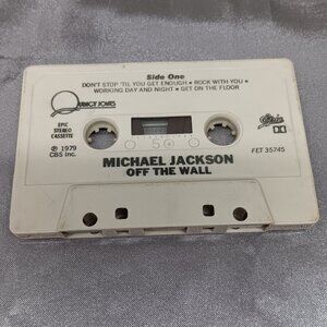 Michael Jackson Off The Wall Cassette Tape 1979 Epic Records FET 35745 VTG Music